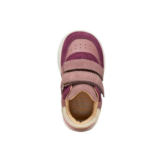 Geox Baby Girl Biglia Leather Shoes Pink B564CA