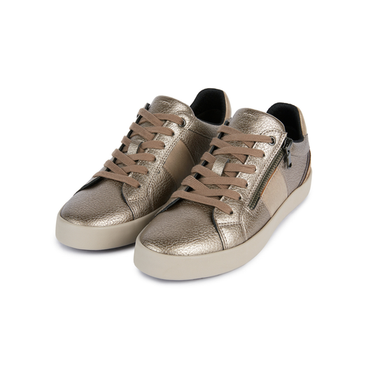 Geox Bloomiee Ladies Trainer Shoe Zipper D366HE