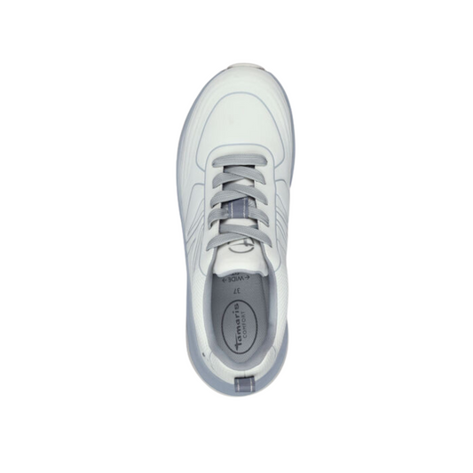 Tamaris Comfort Wide Fit Runner Off White Runner 83723-44