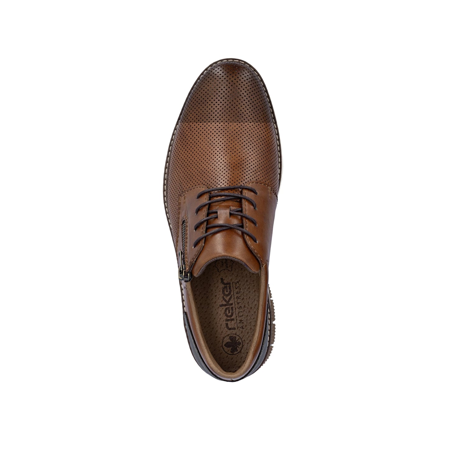 Rieker Men's Lace Up Tan Dress Shoe 14412