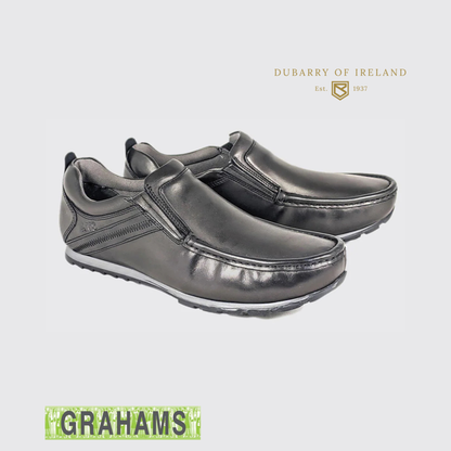 Dubarry AV8 Kobe Black Slip On School Shoe