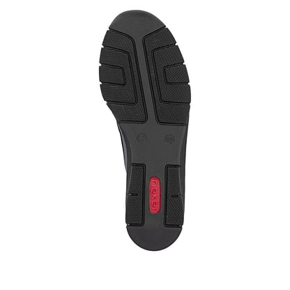 Rieker Slip On Low Wedge Loafer 53771