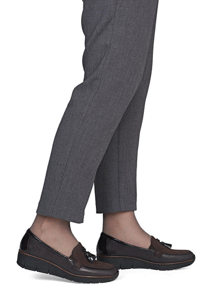 Rieker Slip On Low Wedge Loafer 53771
