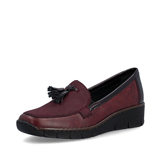 Rieker Low Wedge Loafer 53771