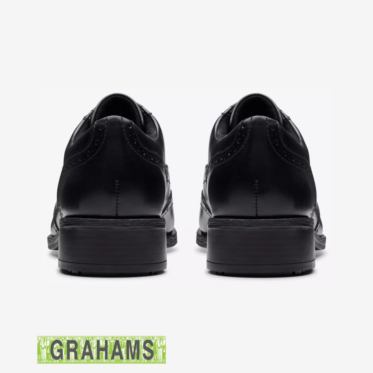 Clarks Havisham Oak Leather Brogue Shoe