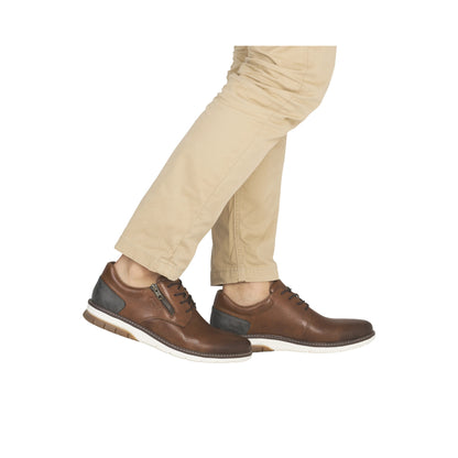 Rieker Men's Lace Up Tan Dress Shoe 14412