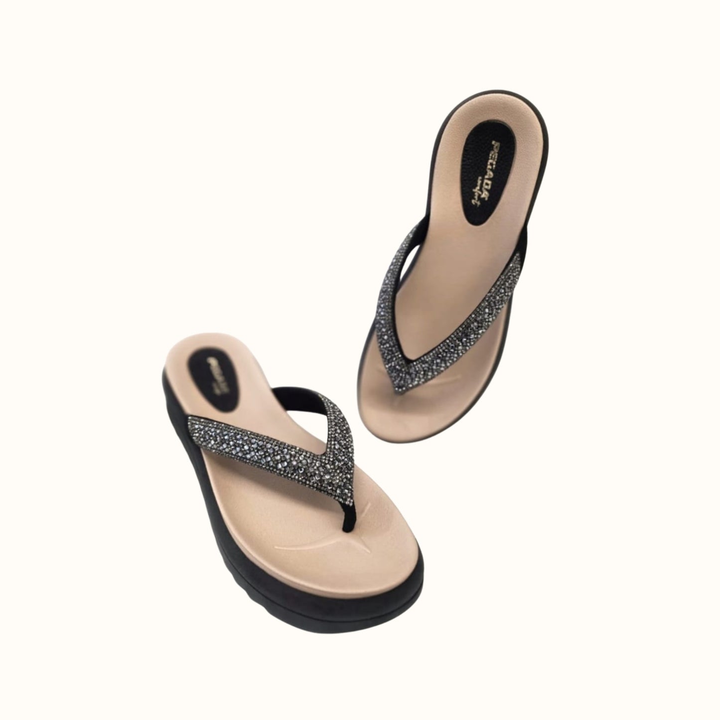 Pegada Crystal Toe Post Sandal 234455