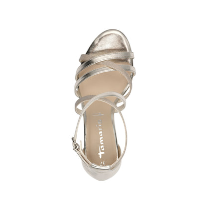 Tamaris High Heel Sandal Platinum 28382-42