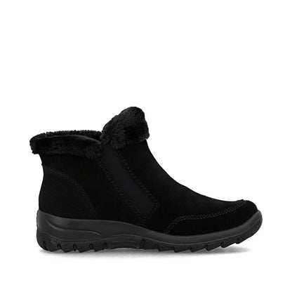 Rieker Womens Fleece Lined Tex Zip Ankle Boot L7188-00