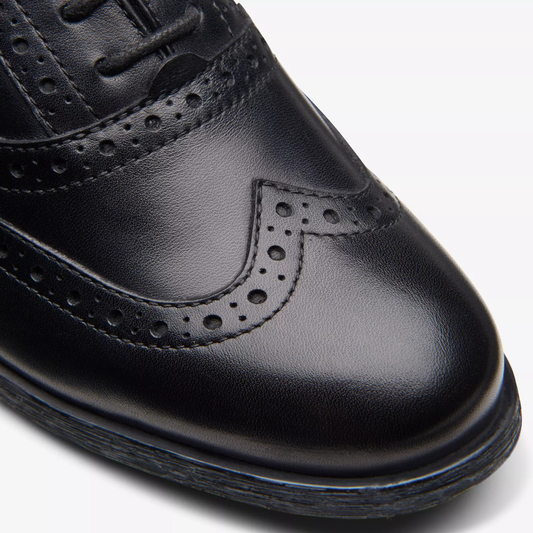 Clarks Havisham Oak Leather Brogue Shoe
