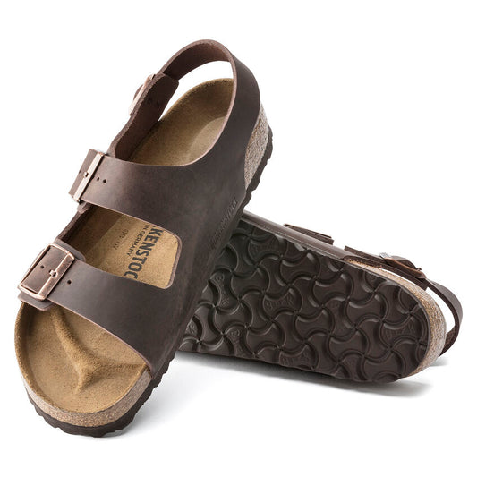 Birkenstock Milano Men's Heel Strap Sandal Brown