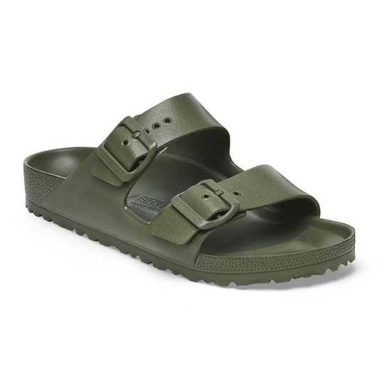Birkenstock Men's Arizona Two Strap EVA Sandals - Green Khaki
