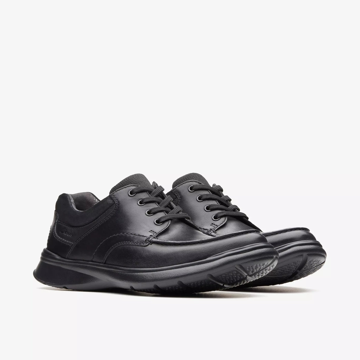 Clarks Cotrell Edge Black Leather G Fitting