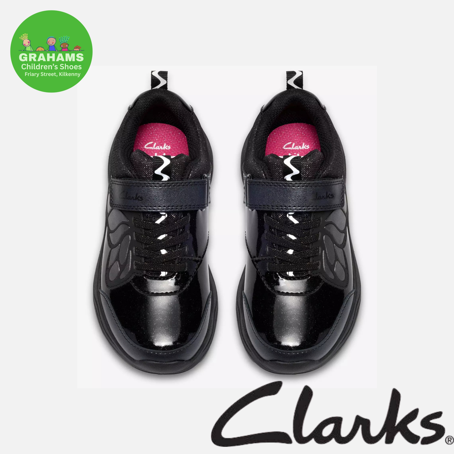 Clarks Gleam Fly Butterly Back to School Trainer