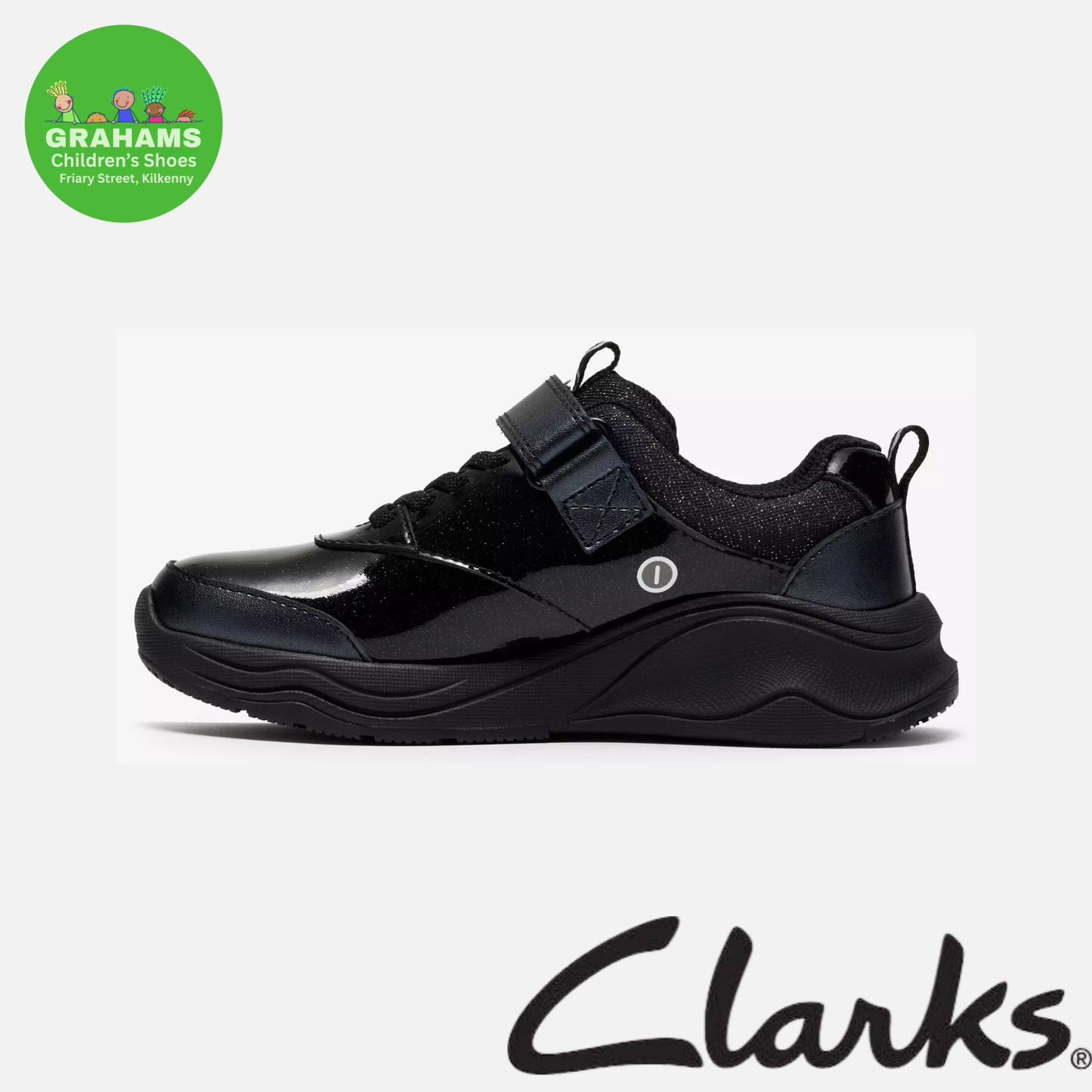 Clarks Gleam Fly Butterly Back to School Trainer