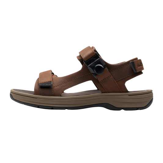 Clarks Saltway Trail Sandal Light Tan Leather