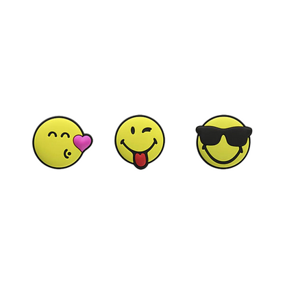 Crocs Jibbitz Smiley Fun 3 pack