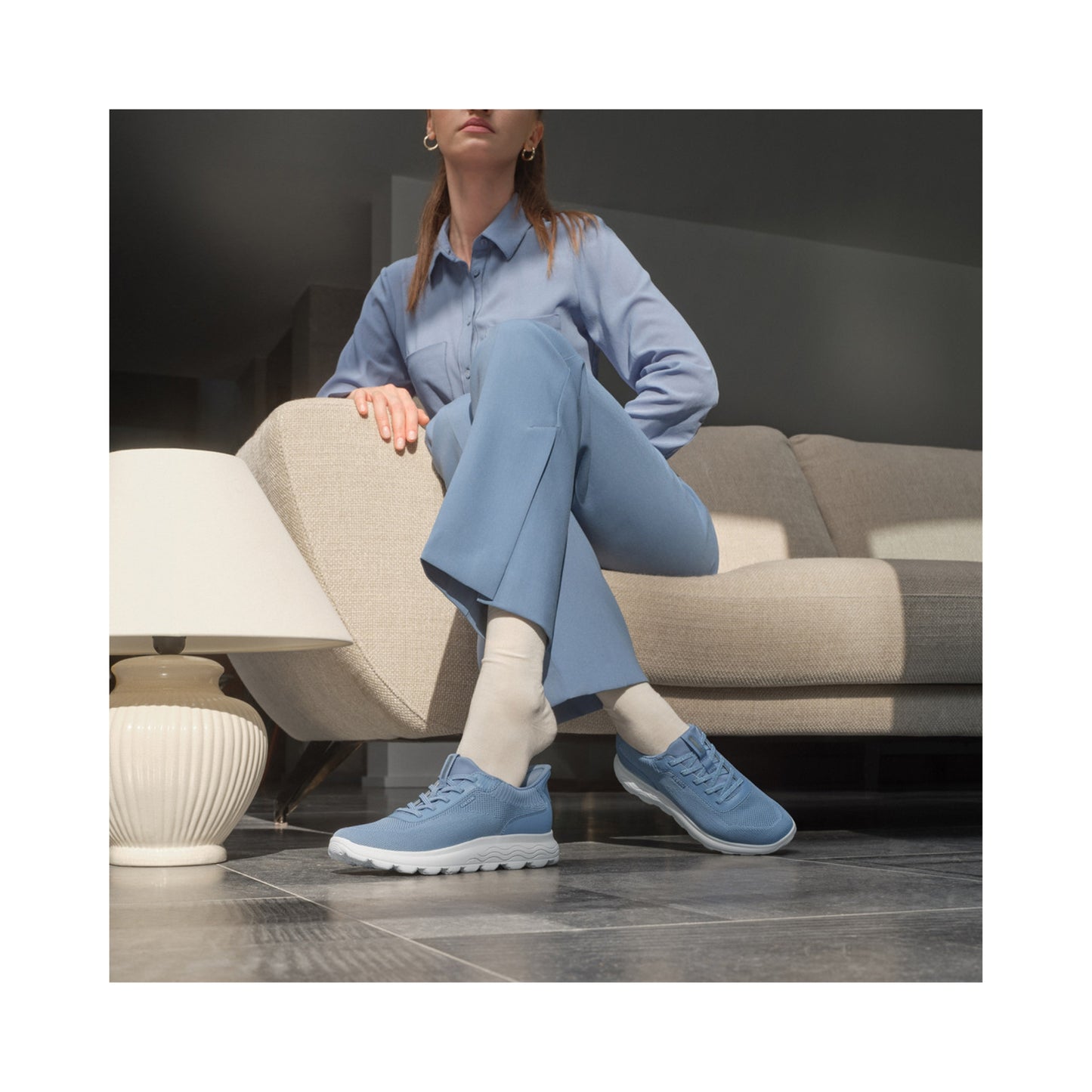 Geox Spherica Plus Ladies Trainers D557MA