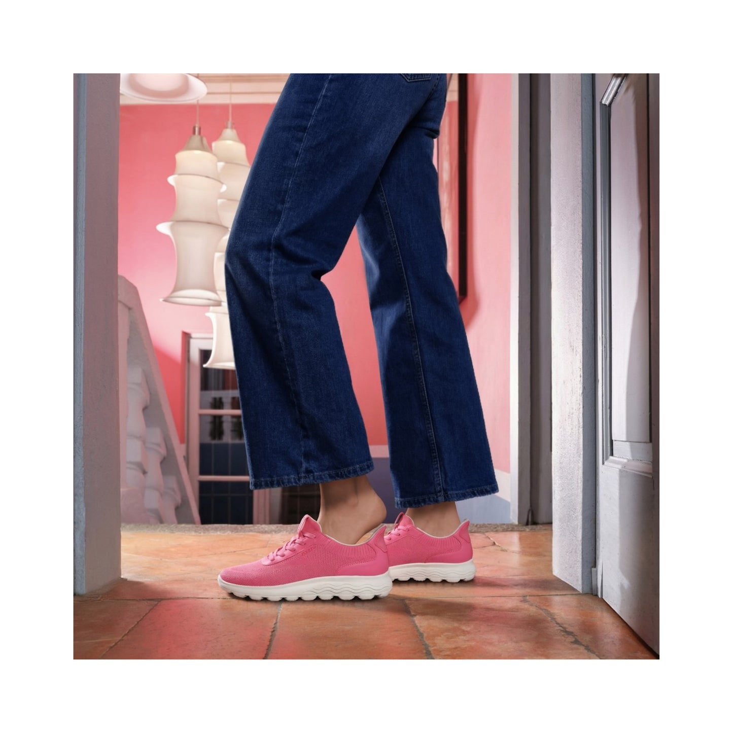 Geox Spherica Plus Ladies Trainers D557MA