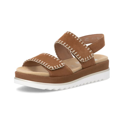 Remonte Tan Suede Sandal D3P50