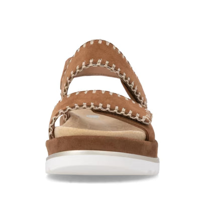 Remonte Tan Suede Sandal D3P50