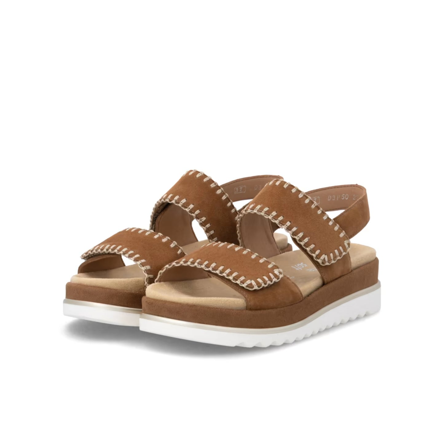 Remonte Tan Suede Sandal D3P50