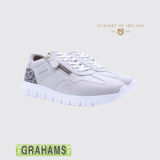 Dubarry Jazz Beige Leather Trainer