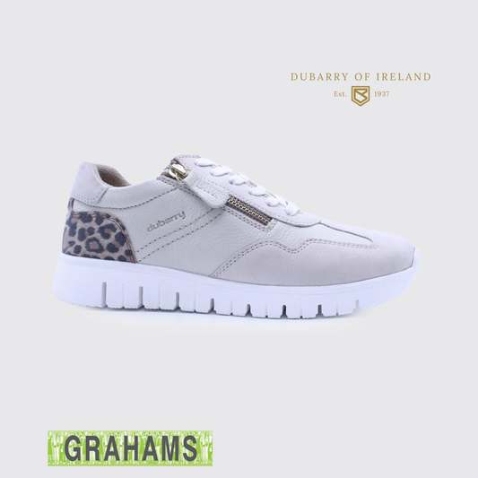 Dubarry Jazz Beige Leather Trainer