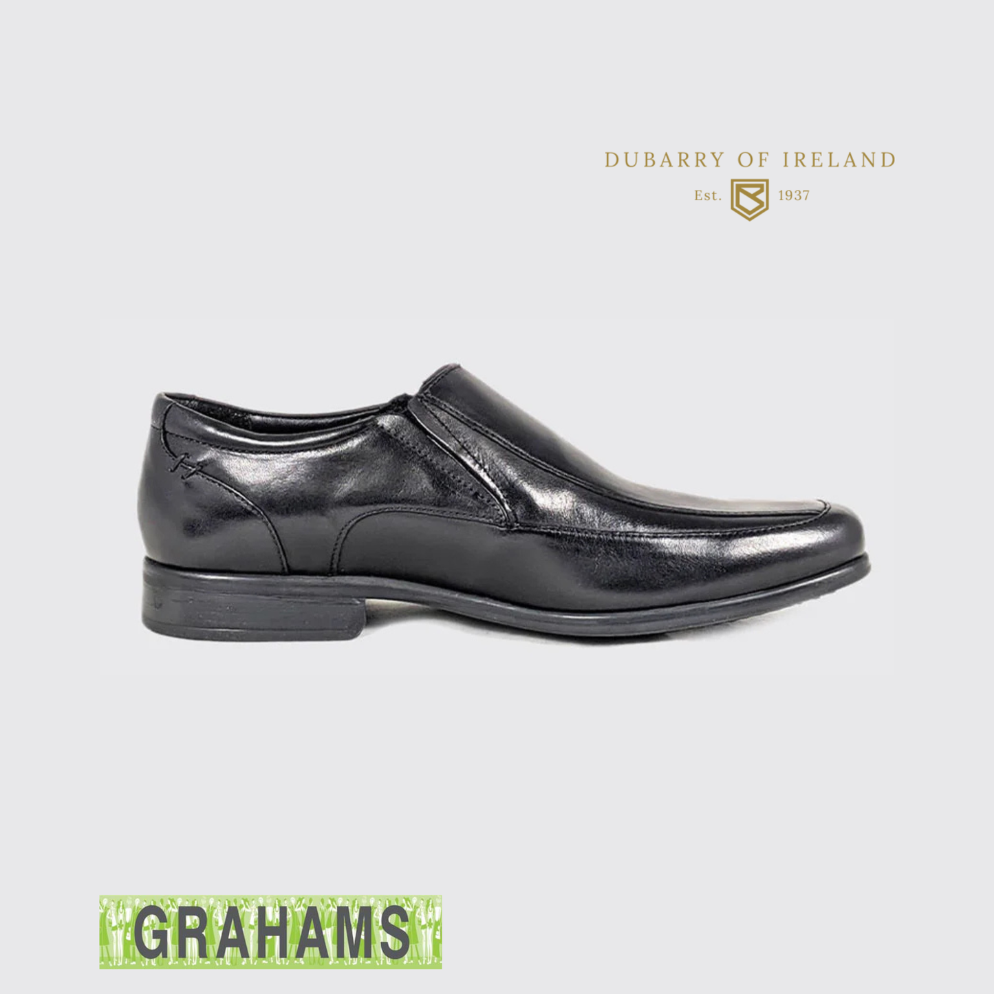 Dubarry Kal AV8 Black Leather School Shoe