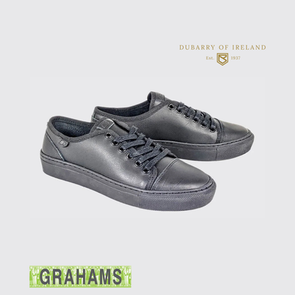 Dubarry AV8 Kanvas Black Leather School Shoe