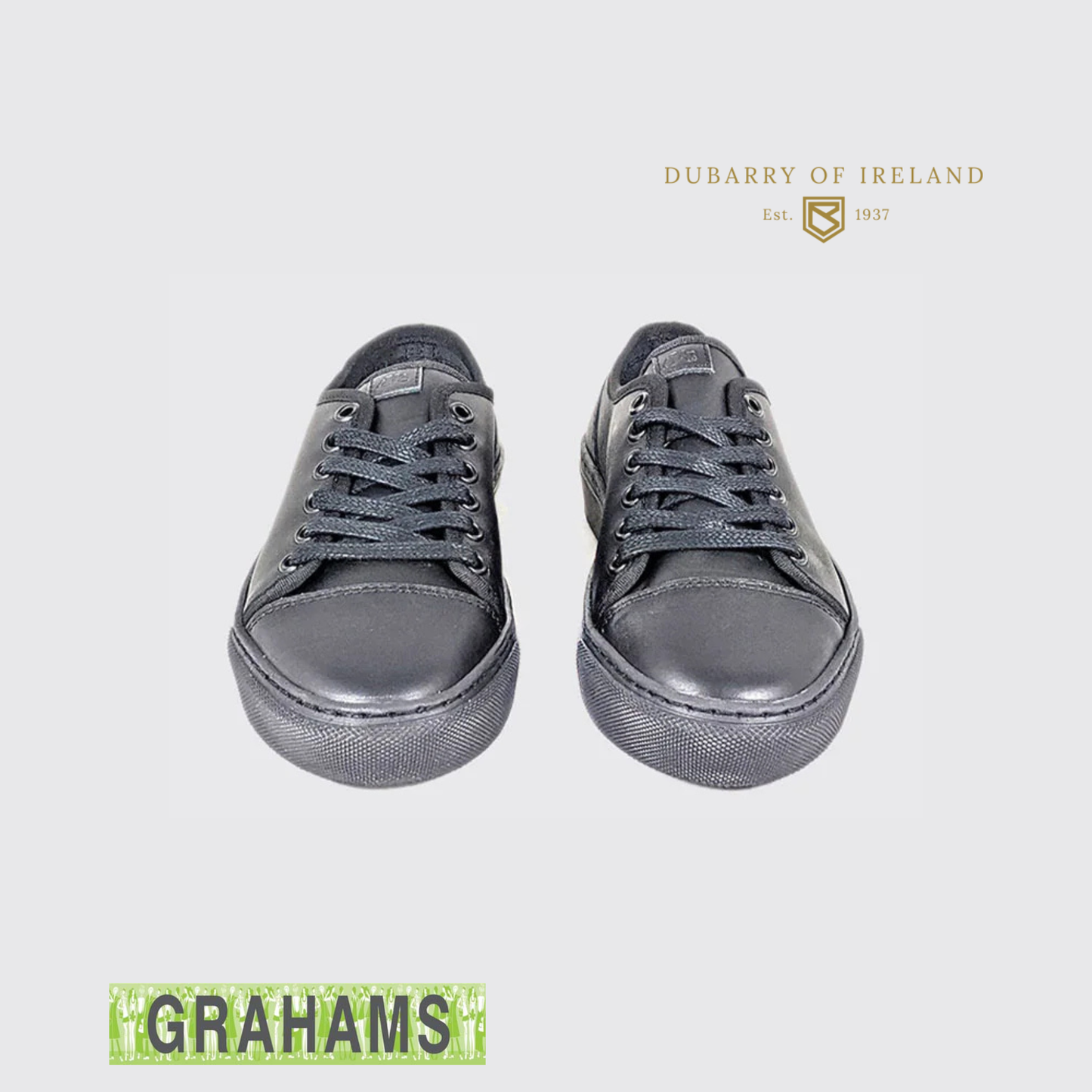 Dubarry AV8 Kanvas Black Leather School Shoe