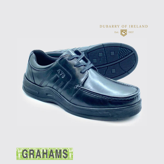 Dubarry AV8 Kori Black Leather School Shoe