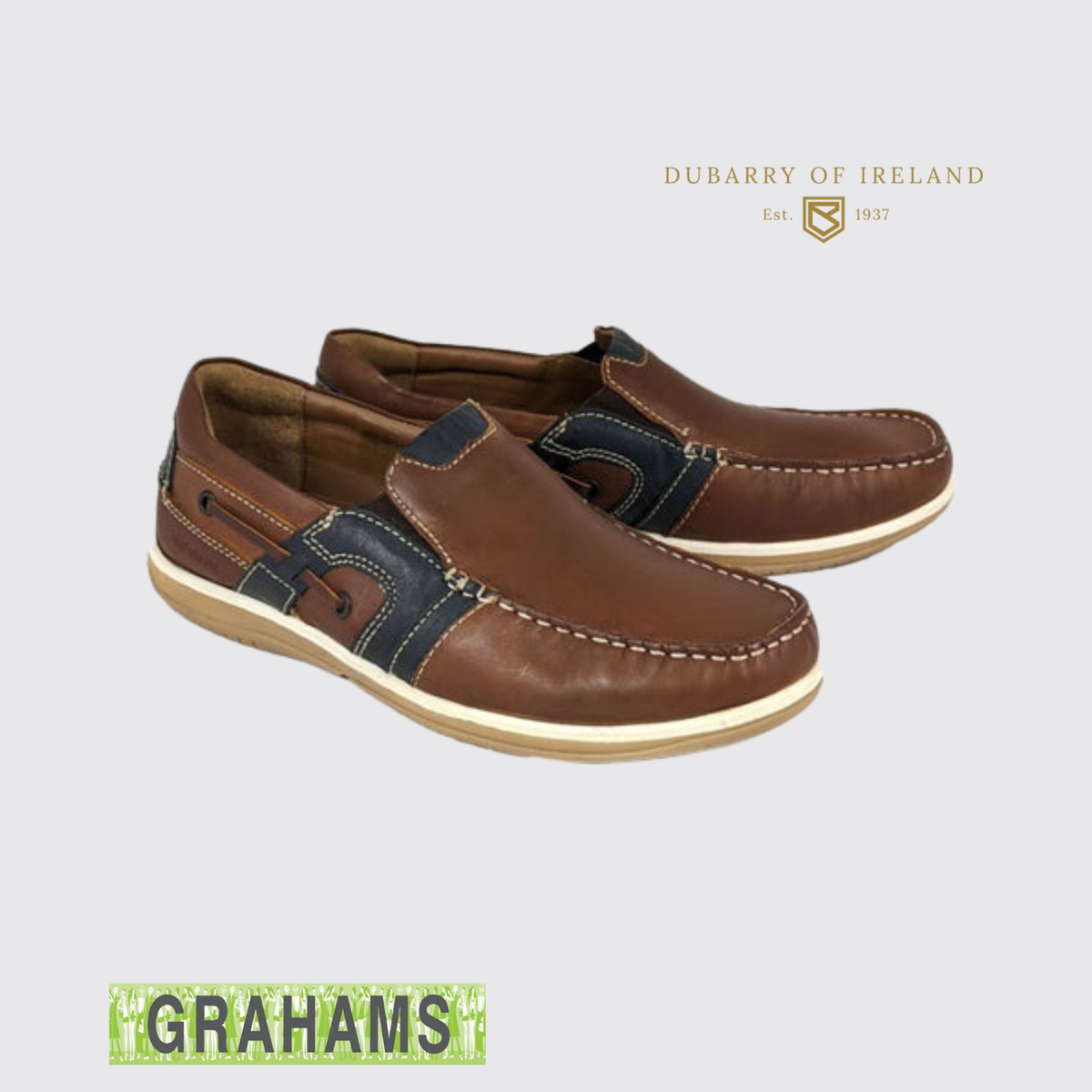 Dubarry Shaun Slip On Brown School Shoe