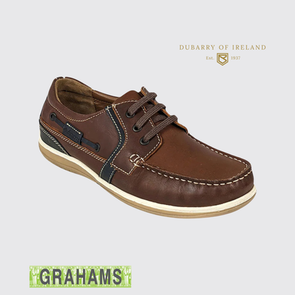 Dubarry Sheen Lace Up Brown School Shoe