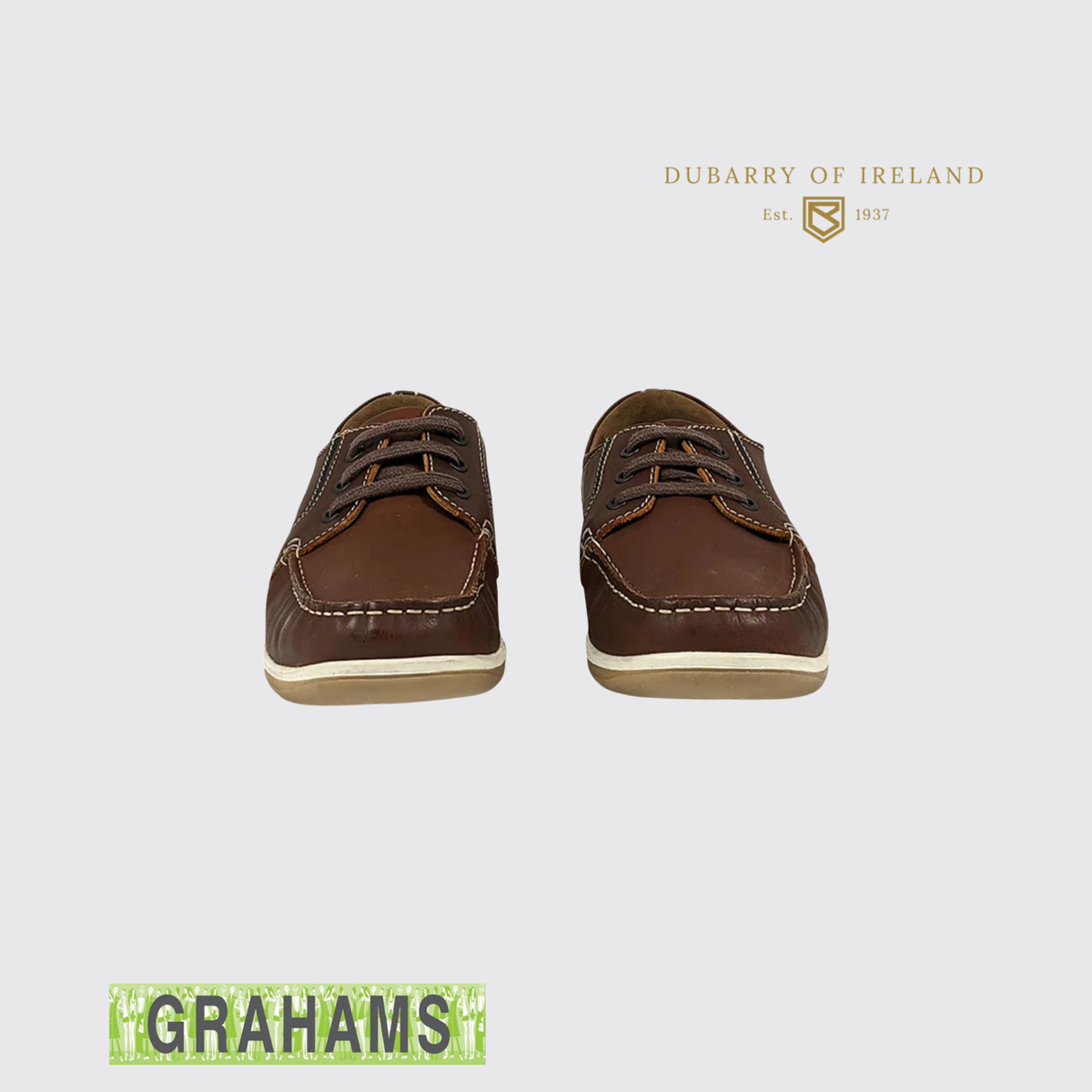 Dubarry Sheen Lace Up Brown School Shoe