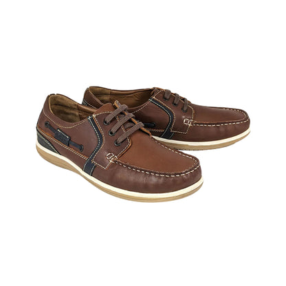 Dubarry Sheen Lace Up Brown Shoe