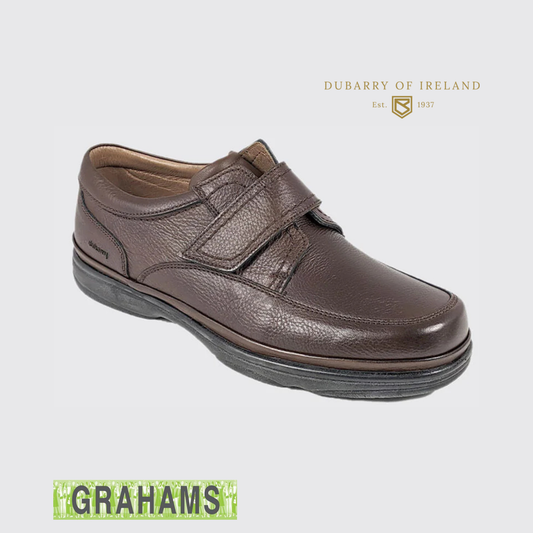 Dubarry Braston Velcro Strap Leather Shoe