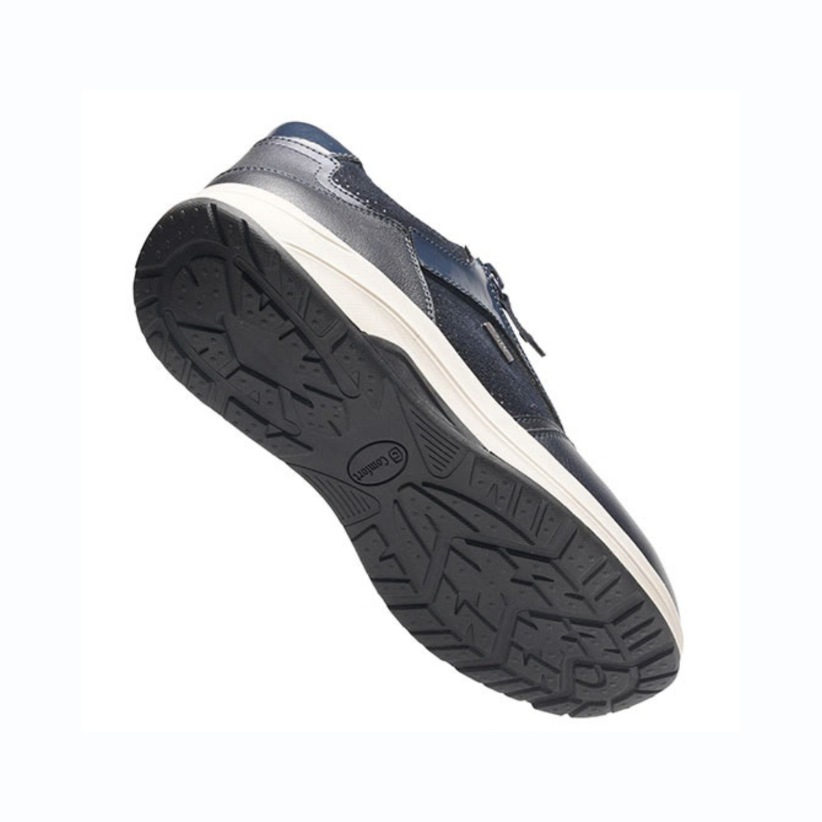 G Comfort Waterproof Zipper Trainer Navy Combi R5189-3L