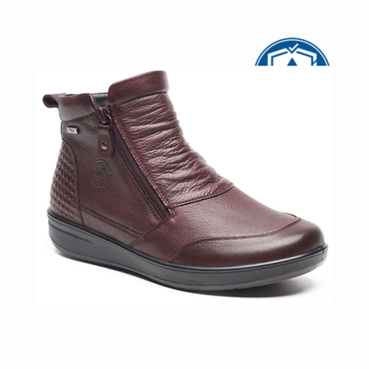 G Comfort Waterproof Dual Zipper Ankle Boot P6505