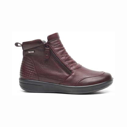 G Comfort Waterproof Dual Zipper Ankle Boot P6505