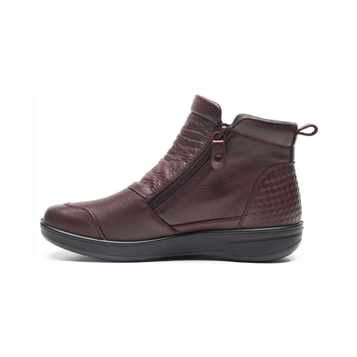 G Comfort Waterproof Dual Zipper Ankle Boot P6505