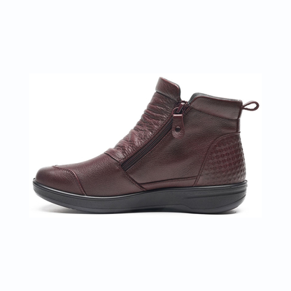 G Comfort Waterproof Dual Zipper Ankle Boot P6505
