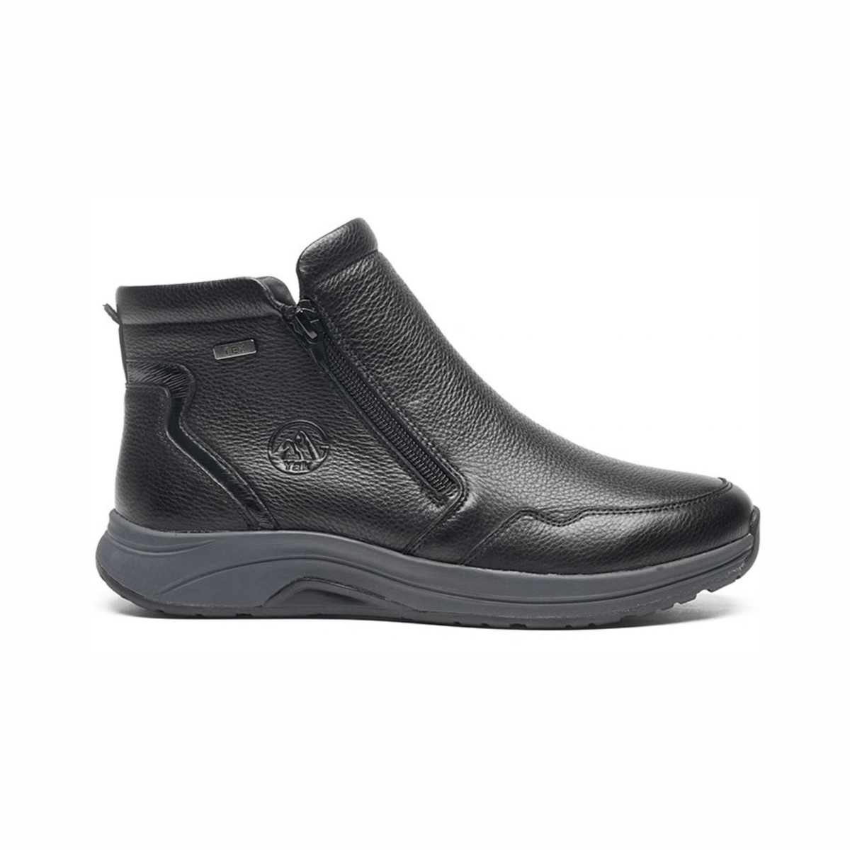 G Comfort Waterproof Wide Fit Twin Zip Leather Ankle Boot R5189