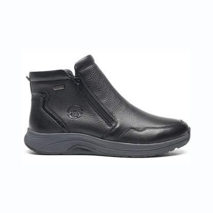 G Comfort Waterproof Wide Fit Twin Zip Leather Ankle Boot R5189