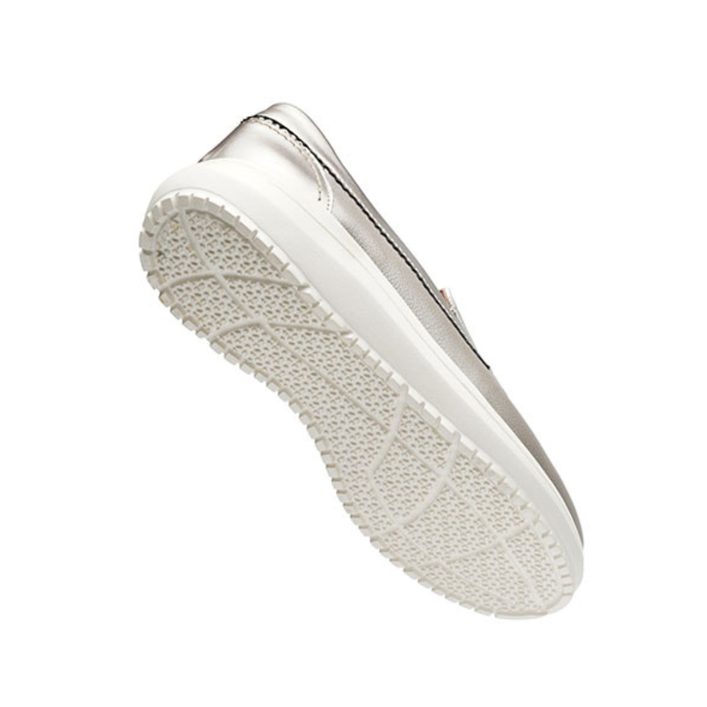 G Comfort Slip On Mocassin Shoe Platinum 26294