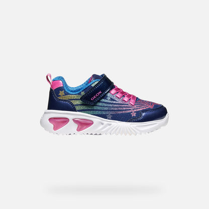 Geox Assister Lights Rainbow Trainer J56E9B