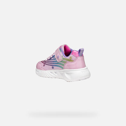 Geox Assister Lights Rainbow Trainer J56E9B