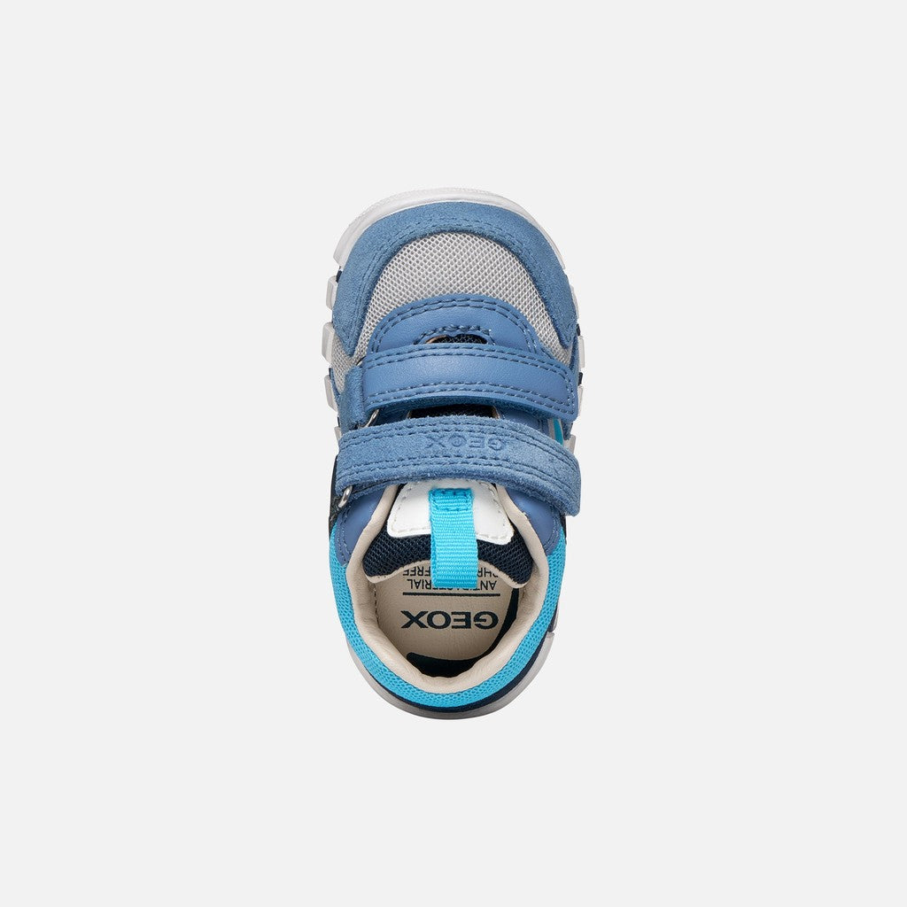 Geox Boys Shoe Leather Velcro Lupidoo B3555D