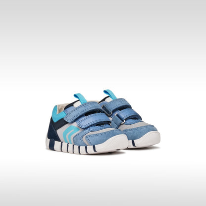 Geox Boys Shoe Leather Velcro Lupidoo B3555D