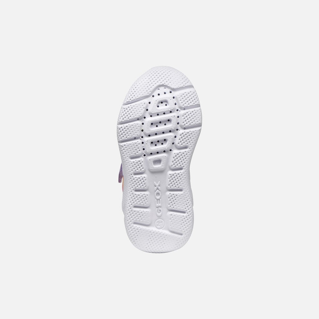 Geox Baby Sprintye Girls Runner Lilac Multi B454TD